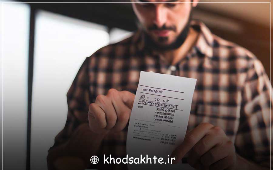 پس مطمئن شوید که برای همه چیز رسید می‌گیرید و اطمینان حاصل کنید که این رسید هزینه‌ی نهایی پرداخت شده را نشان می‌دهد