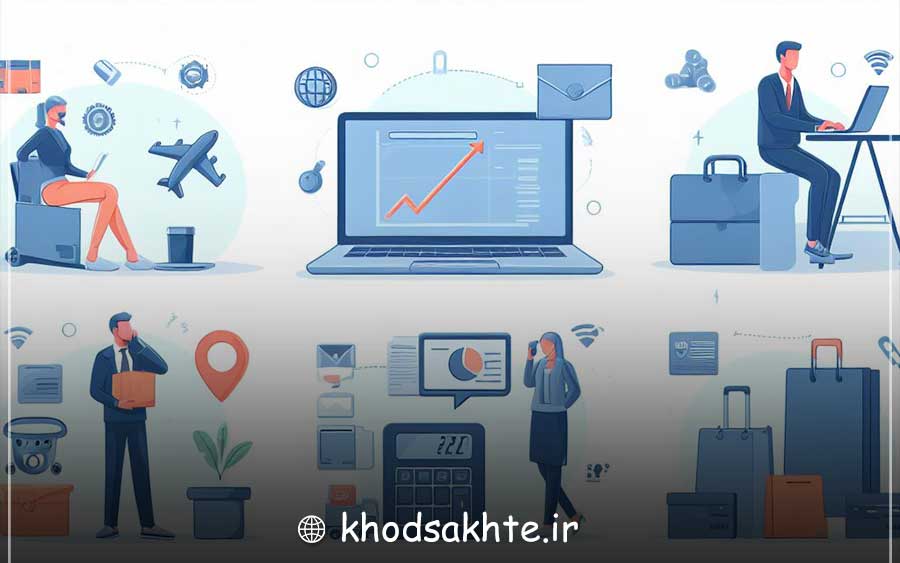 Successful examples of electronic businesses in different fields: