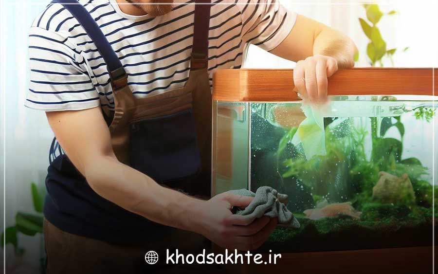 تمیزکردن آکواریوم و نگهداری از آن
