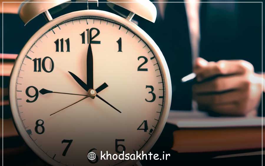 What does time management mean in professional life?