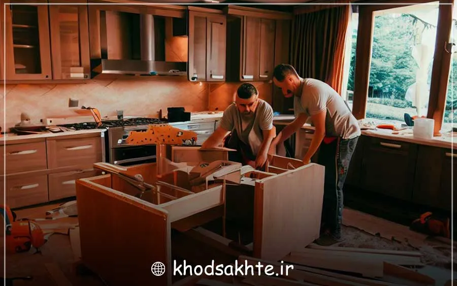 Making a kitchen set at home