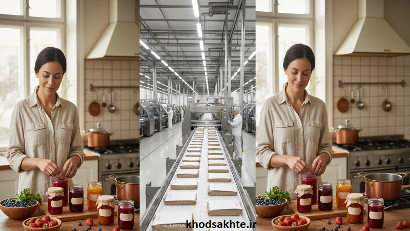 صنایع غذایی خانگی یا صنعتی